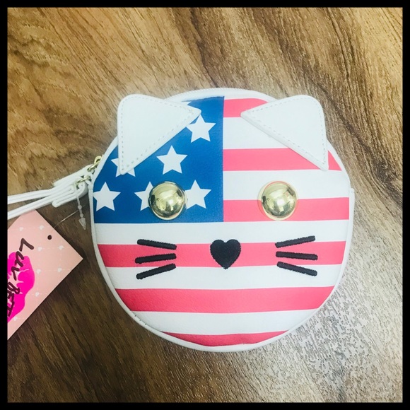 BETSEY JOHNSON AMERICA CAT WRISTLET - Picture 2 of 5
